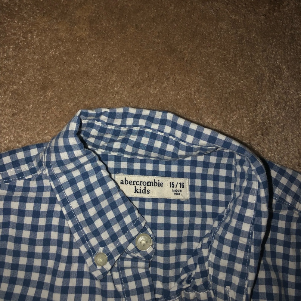 Abercrombie kids short sleeve button up - Picture 3 of 3